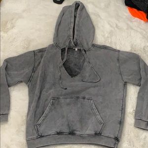 Don’t ask why cut out hoodie